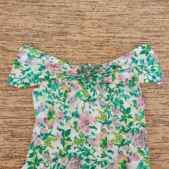 Vintage Combinations 100% Cotton Floral Dress - Picture 6 of 10